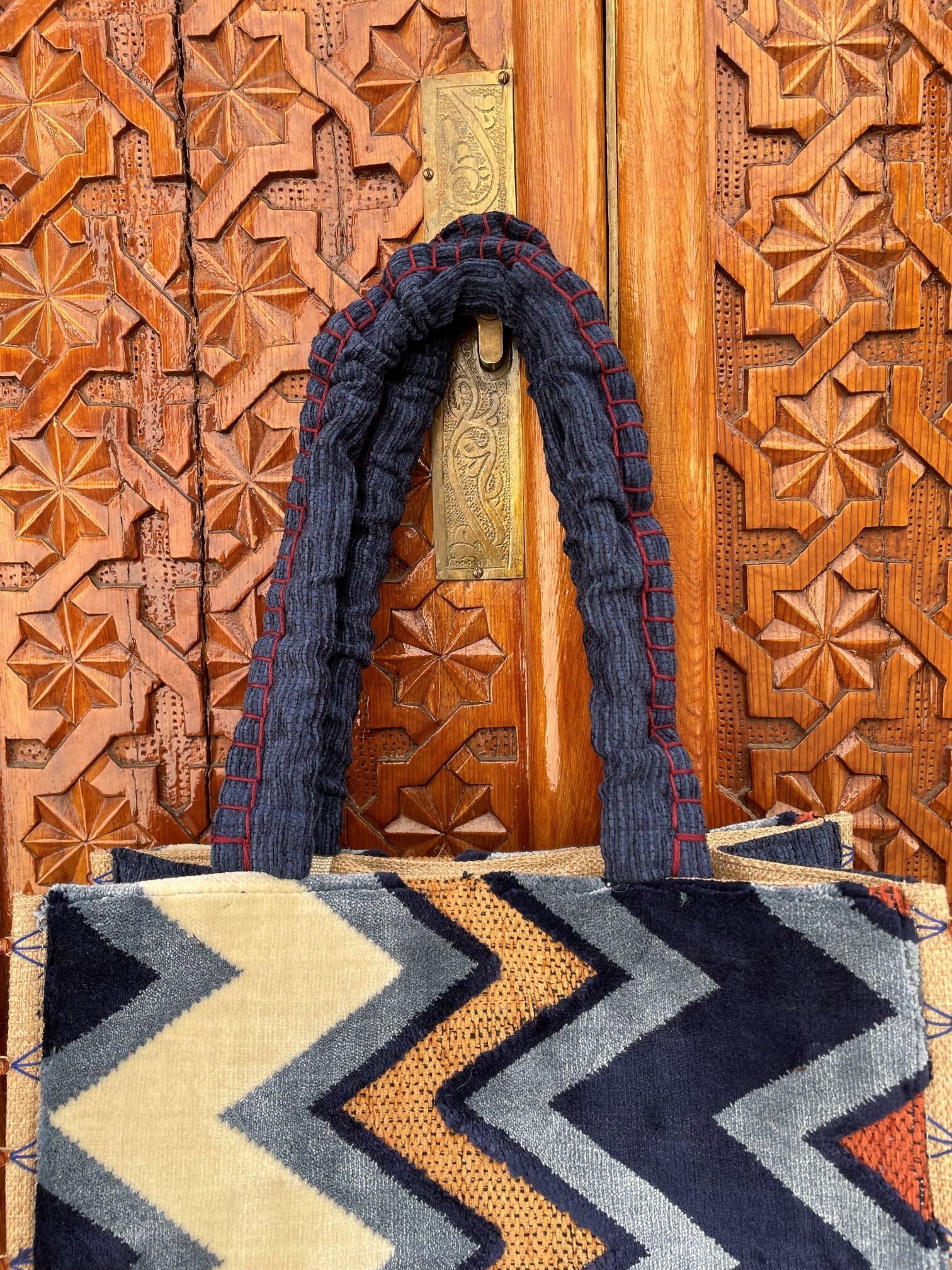 Asas bordadas de bolso de estilo boho
