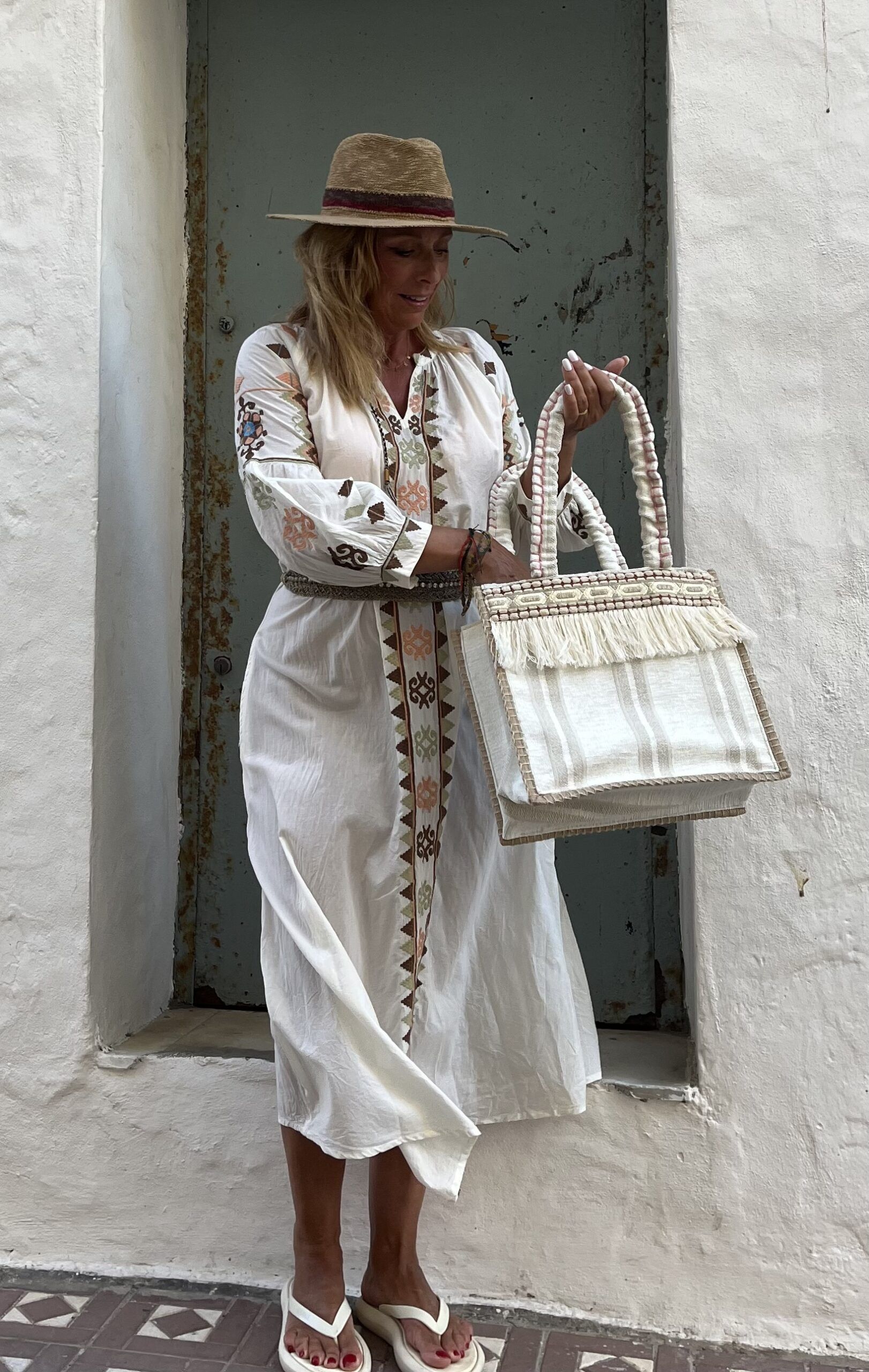 Look bohemio para ir a la playa este verano